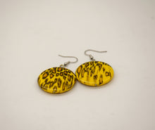 Load image into Gallery viewer, Leopard Print Dangle Earrings
